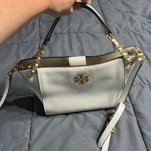 TORY BURCH Hand Bag White Leather
